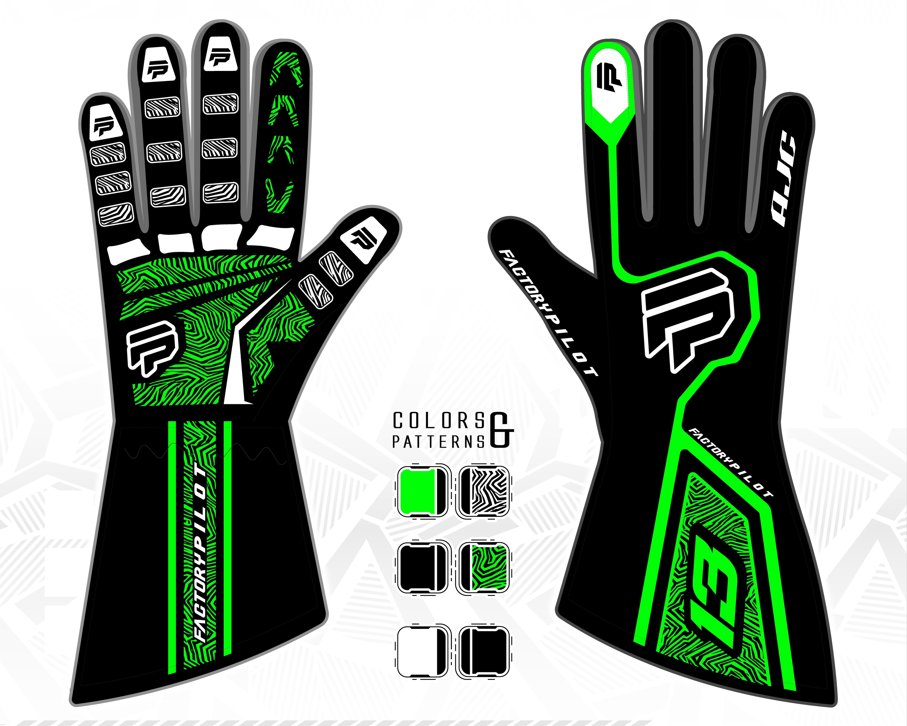 Create your own SFI or Karting Gloves